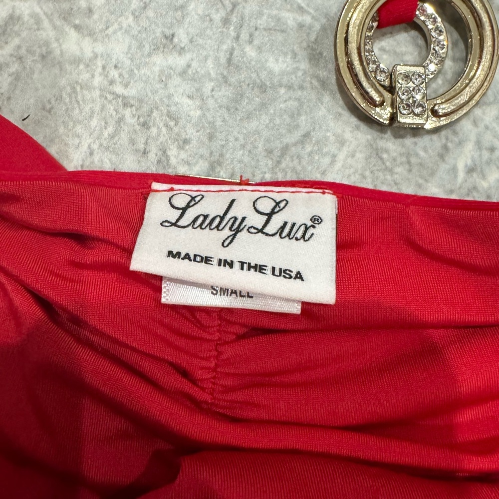 Red Ring-Detail Triangle Bikini Top & Tie-Side Bottoms - Women's Swim - Picture 3 of 4